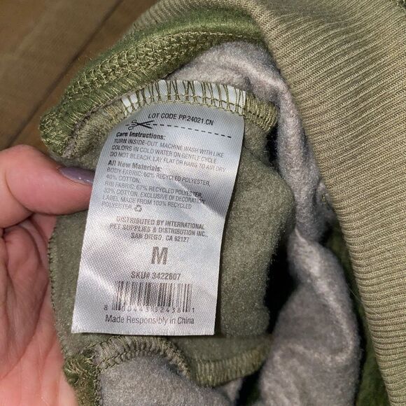 Reddy Dog Pet Camo Hoodie Pocket "Lets Adventure Together" Jacket Hoodie - Picture 3 of 7